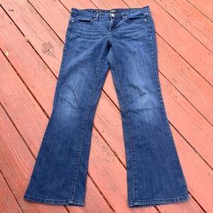 Nine West Women’s Size Eight Bootcut Cotton Blend Blue Jeans